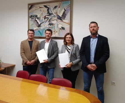 podpis pogodbe nasipi 2022